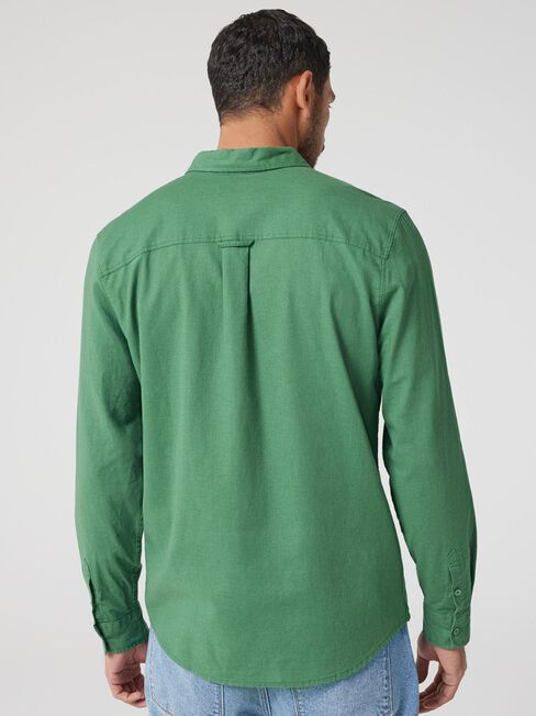 LS Brody Textured Shirt, Pine, hi-res